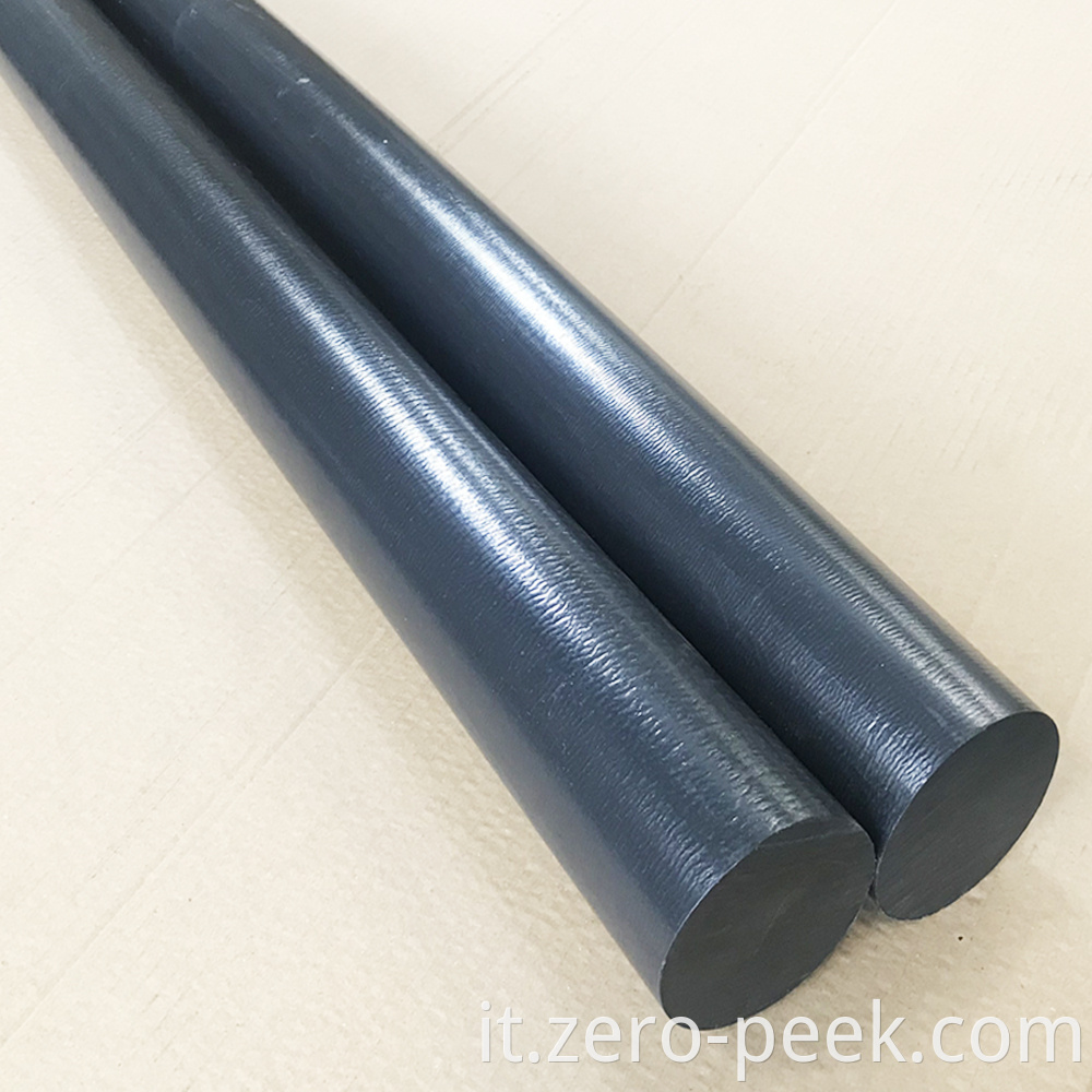 CF30 PEEK rod black